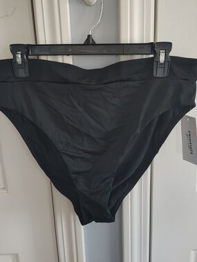 Swimsuits For All Black Swim Bottom L
